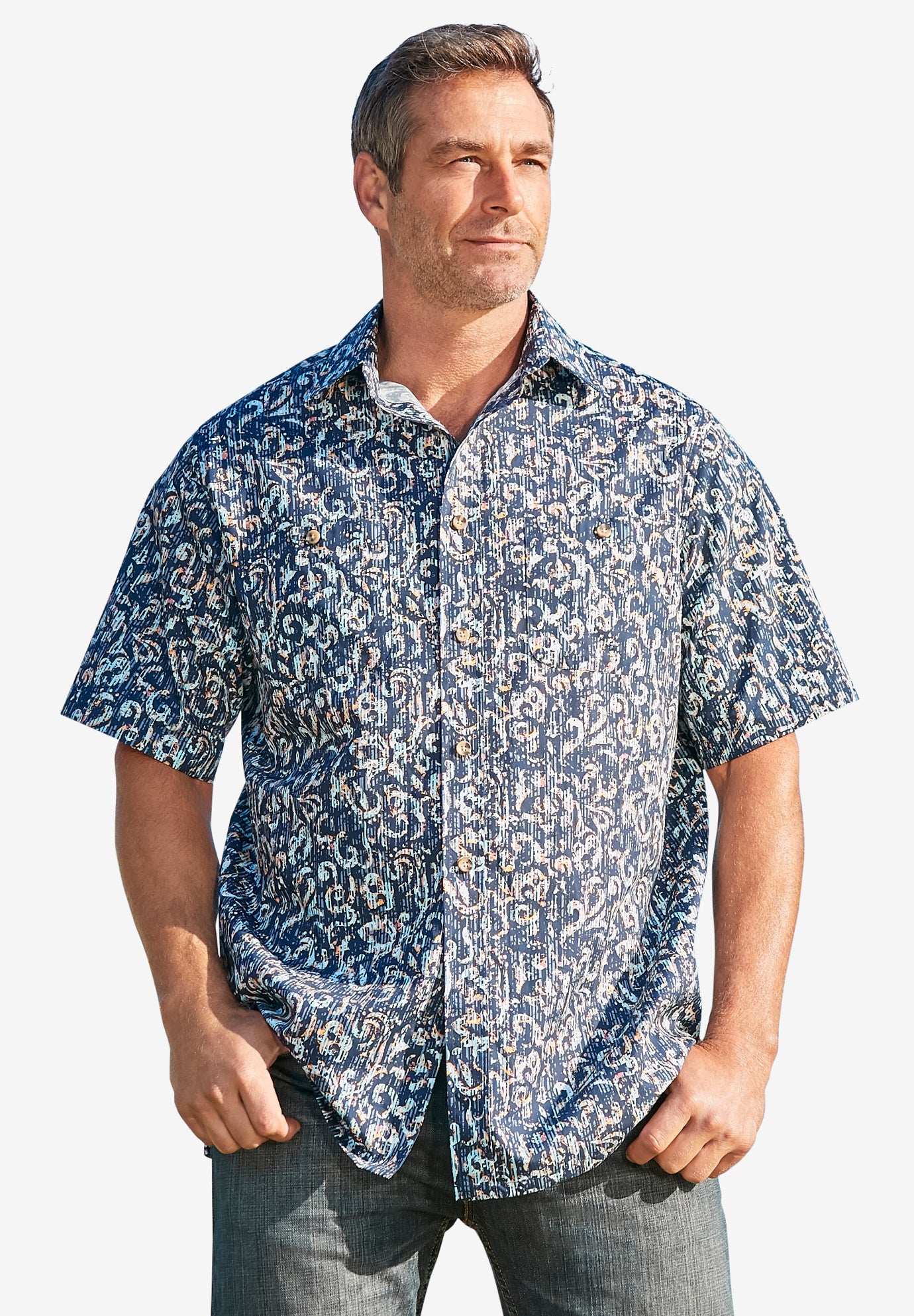 Easy Care Woven Sport Shirt image number 0