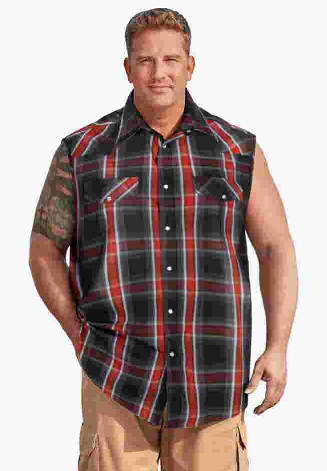 Western Snap Front Muscle Shirt image number 0