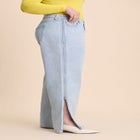 Side Zip Loose Jean image number null