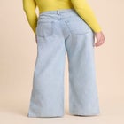 Side Zip Loose Jean image number null