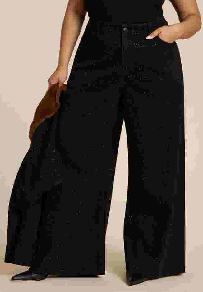 Embellished Rhinestone Jeans image number 0