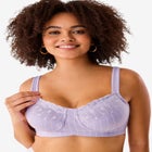 Comfort Choice&reg; Pinstripe Wireless Bra image number null