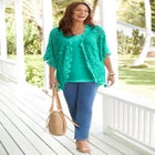 Graceful Crochet Kimono image number null