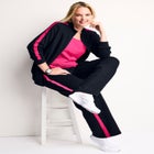 Side Stripe French Terry Zip Jacket image number null