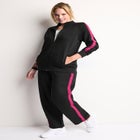 Side Stripe French Terry Zip Jacket image number null