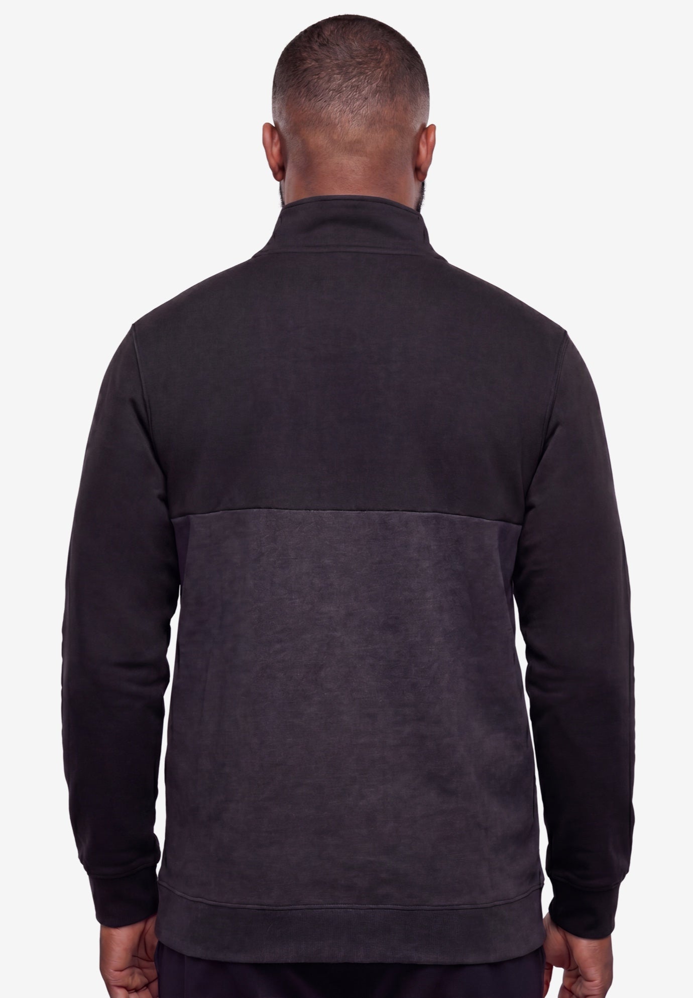 Fleece Rubberized &frac14; Zip Pullover image number 1