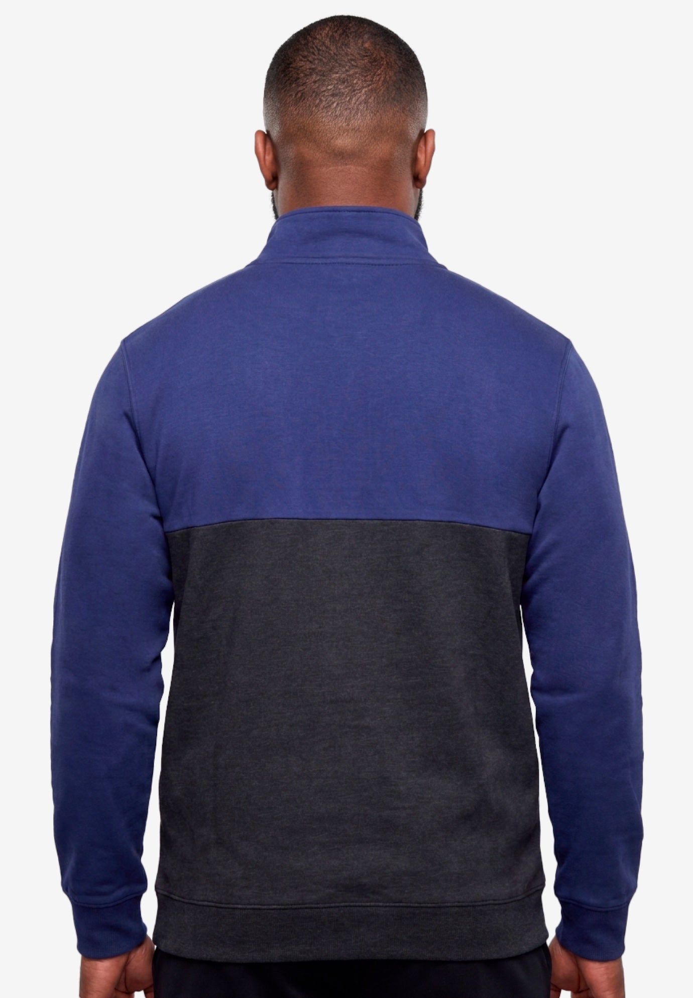 Fleece Rubberized &frac14; Zip Pullover image number 1