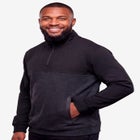 Fleece Rubberized &frac14; Zip Pullover image number 0