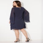 Sheer Elegance Chiffon Dress image number null