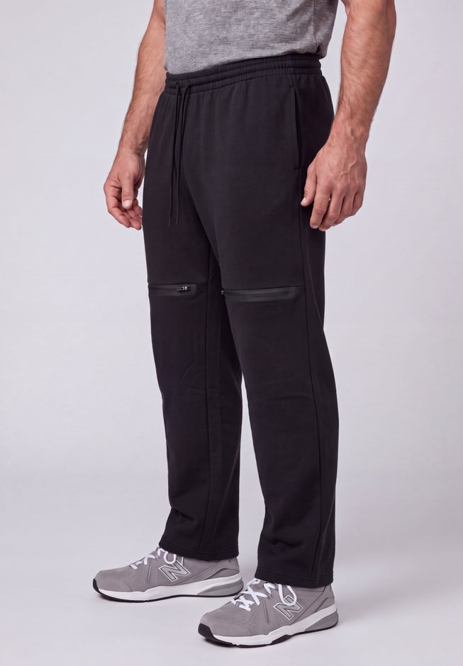 Rubberized Zip Fleece Sweatpant image number 1