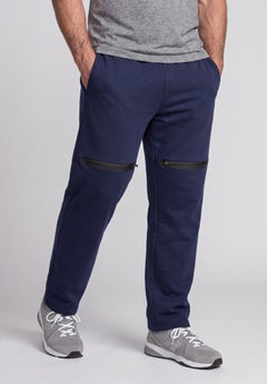 Rubberized Zip Fleece Sweatpant