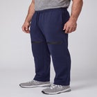 Rubberized Zip Fleece Sweatpant image number 1