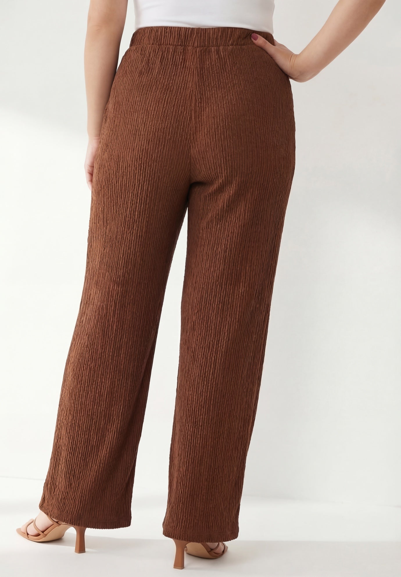 AnyWear Textured Wide Leg Pant image number 1