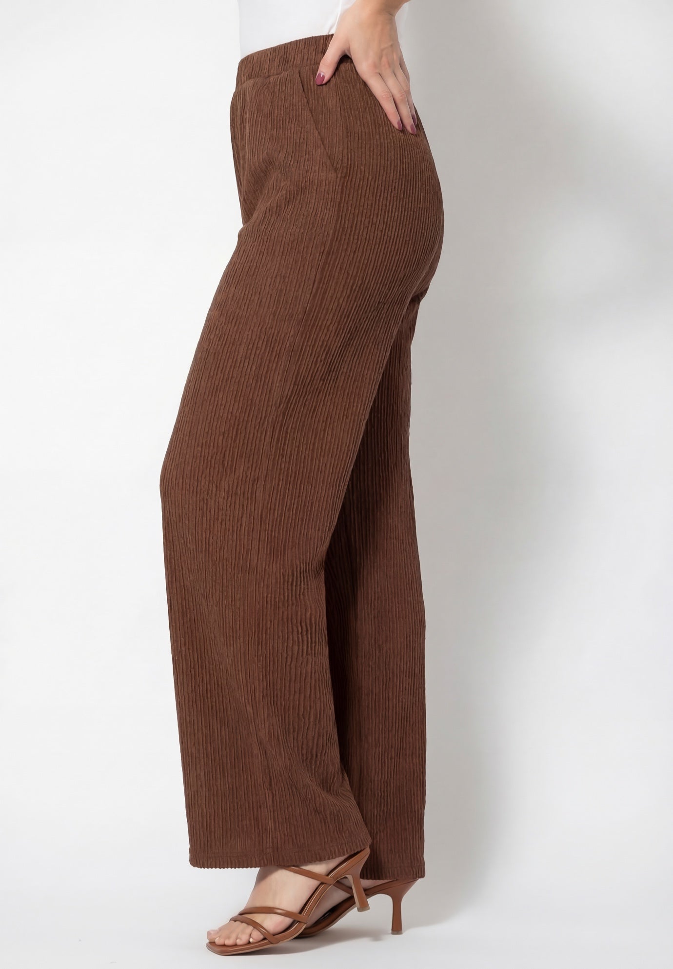 AnyWear Textured Wide Leg Pant image number 2