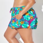 Tie-Front Cover Up Shorts image number null