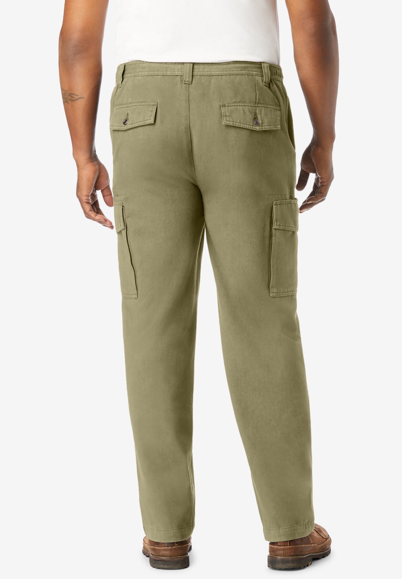 Renegade Side-Elastic Waist Cargo Pants image number 1