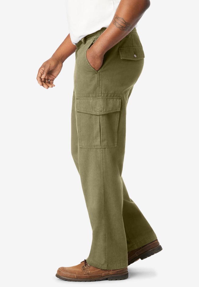 Renegade Side-Elastic Waist Cargo Pants image number 2