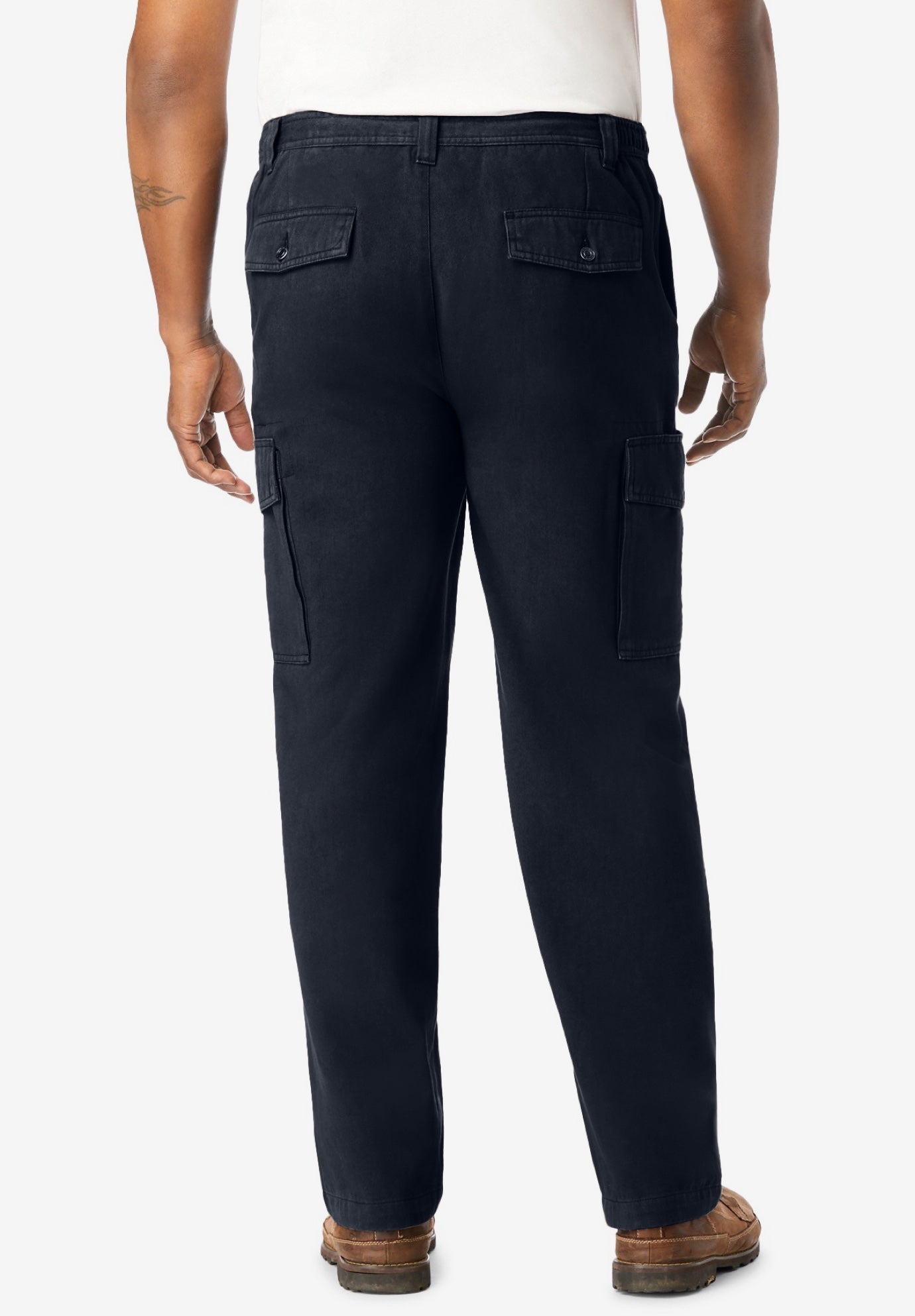 Renegade Side-Elastic Waist Cargo Pants image number 1