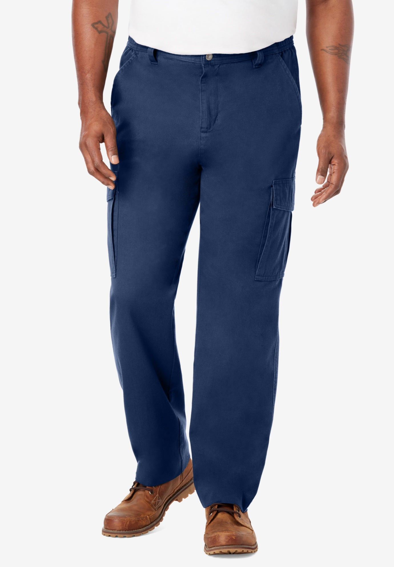 Renegade Side-Elastic Waist Cargo Pants image number 0