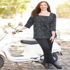 Ultra-Soft Square-Neck Tee image number null