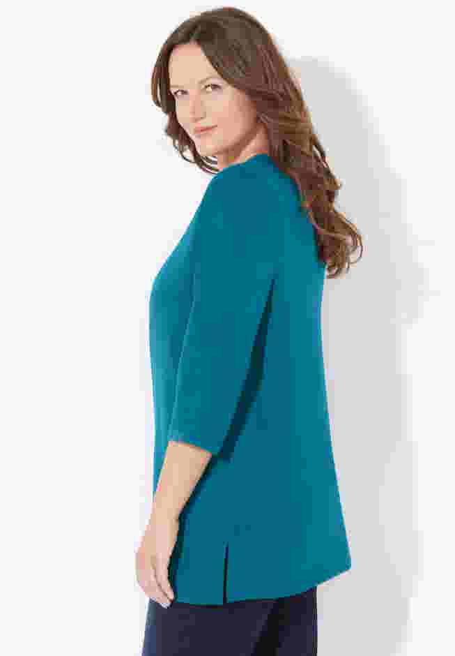Ultra-Soft Square-Neck Tee image number 2