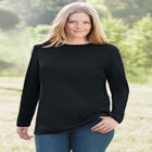 Ultra Soft Waffle Thermal Sweatshirt image number null