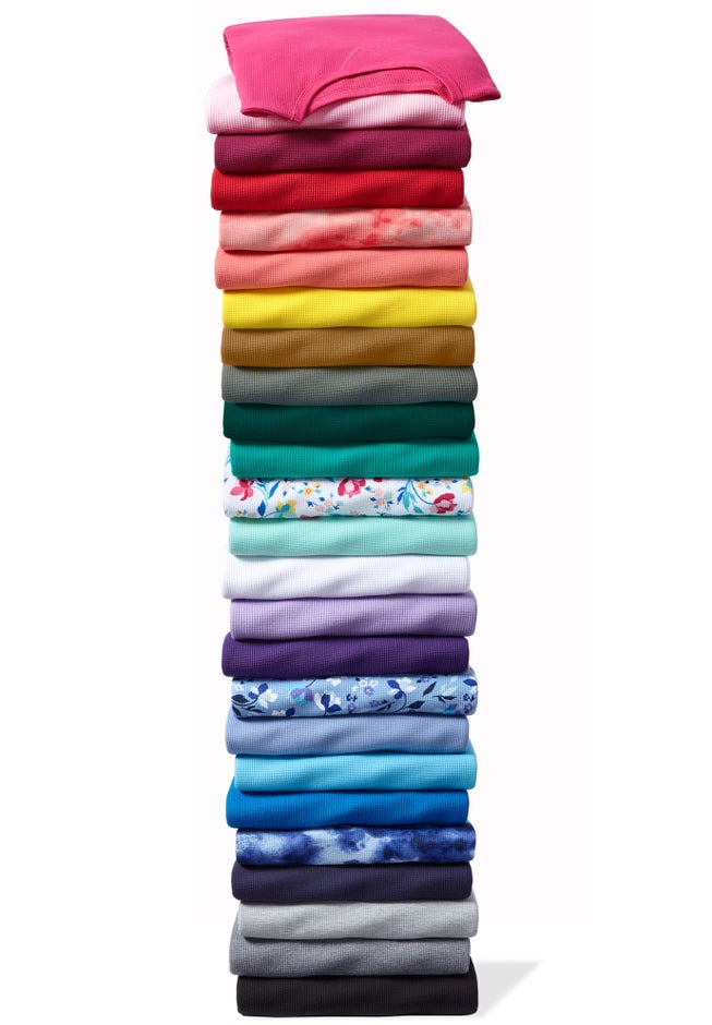 Ultra Soft Waffle Thermal Sweatshirt image number 4