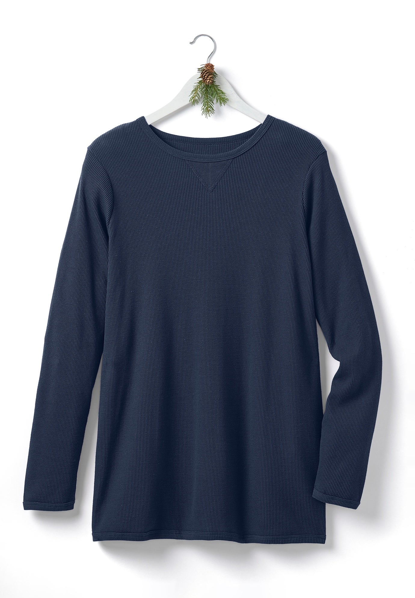 Ultra Soft Waffle Thermal Sweatshirt image number 2