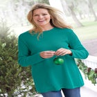 Ultra Soft Waffle Thermal Sweatshirt image number null