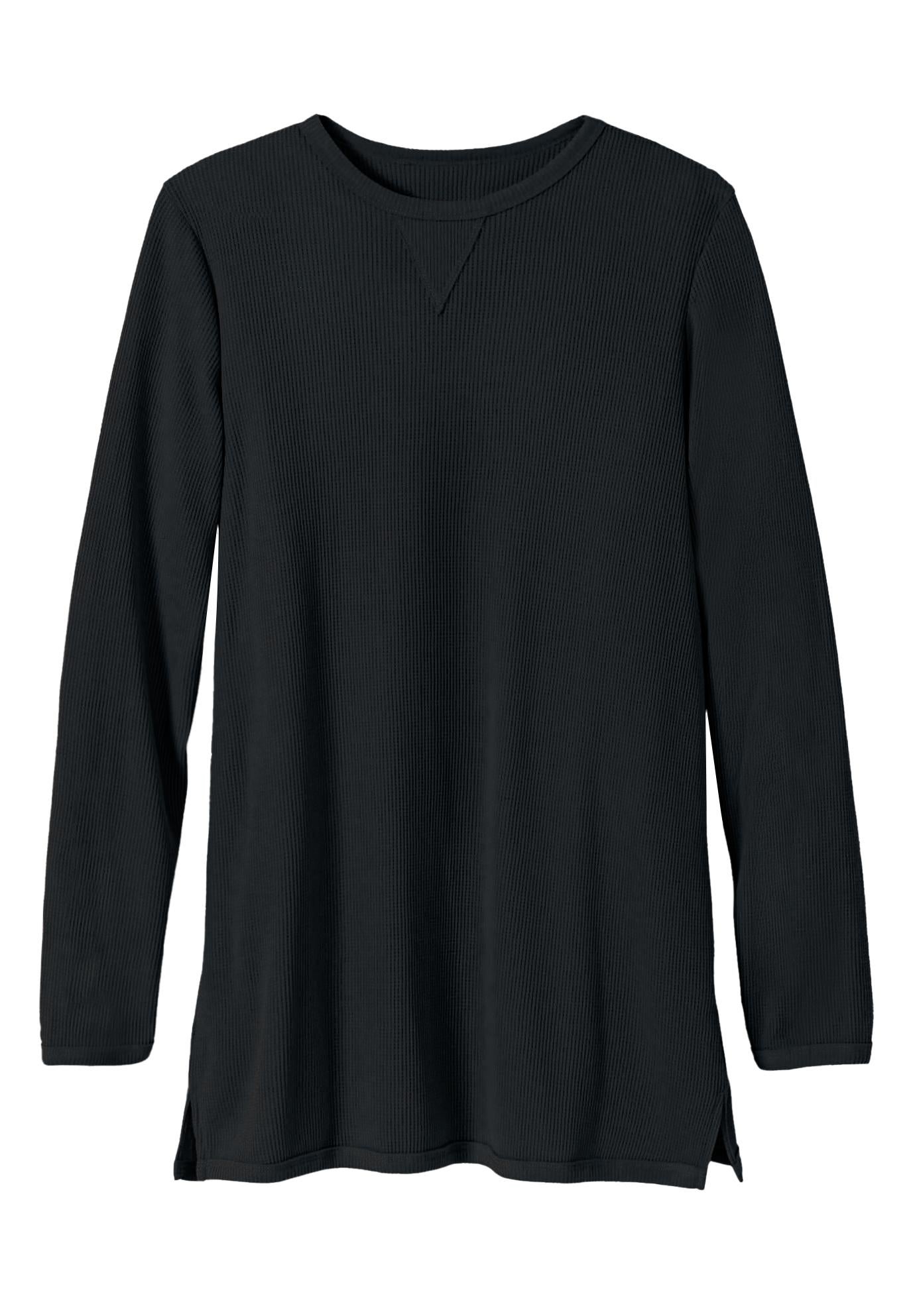 Ultra Soft Waffle Thermal Sweatshirt image number 2