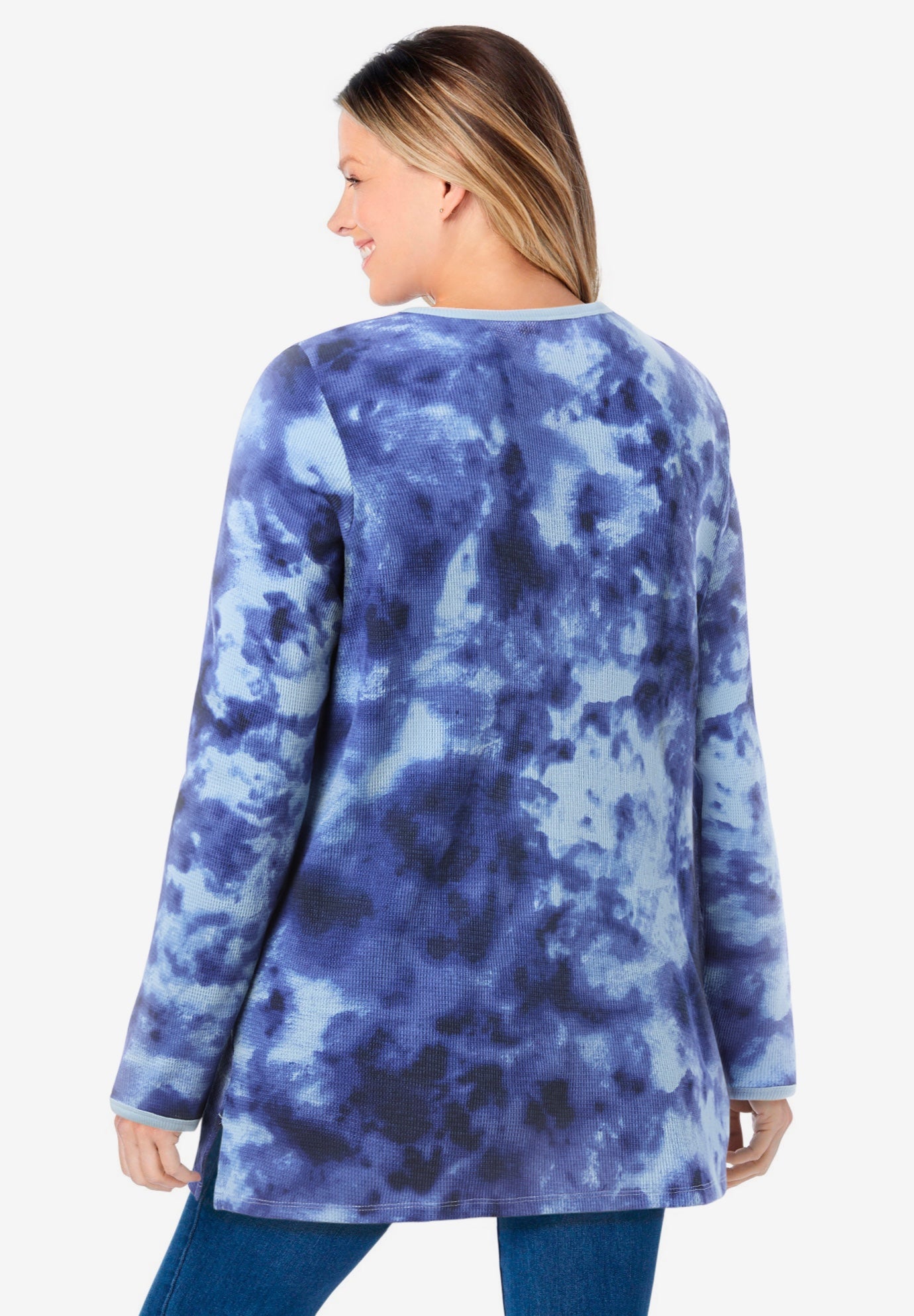 Ultra Soft Waffle Thermal Sweatshirt image number 2