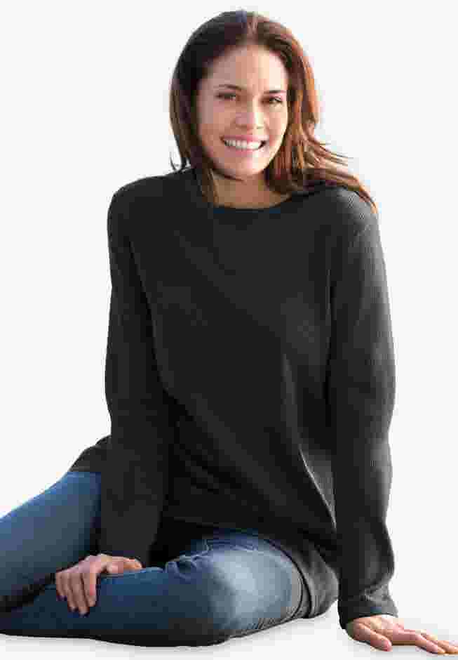 Waffle Thermal Sweatshirt image number 0
