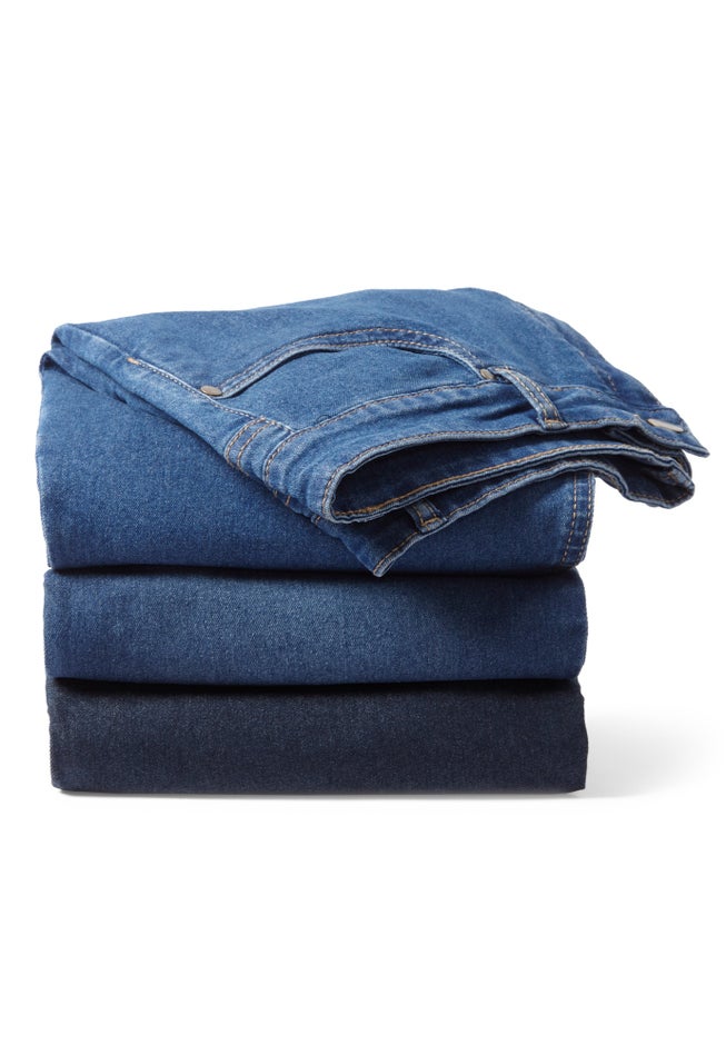 Straight-Leg Clean Jeans image number 3