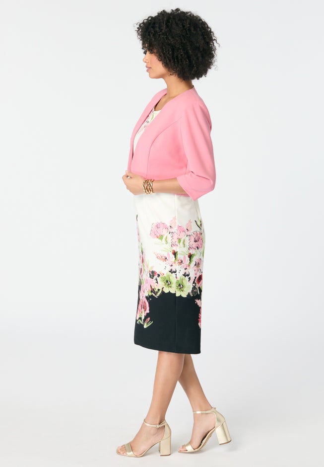 Printed Jacket Dress image number null