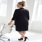 Right Fit &trade; Curvy Collarless Blazer image number 1
