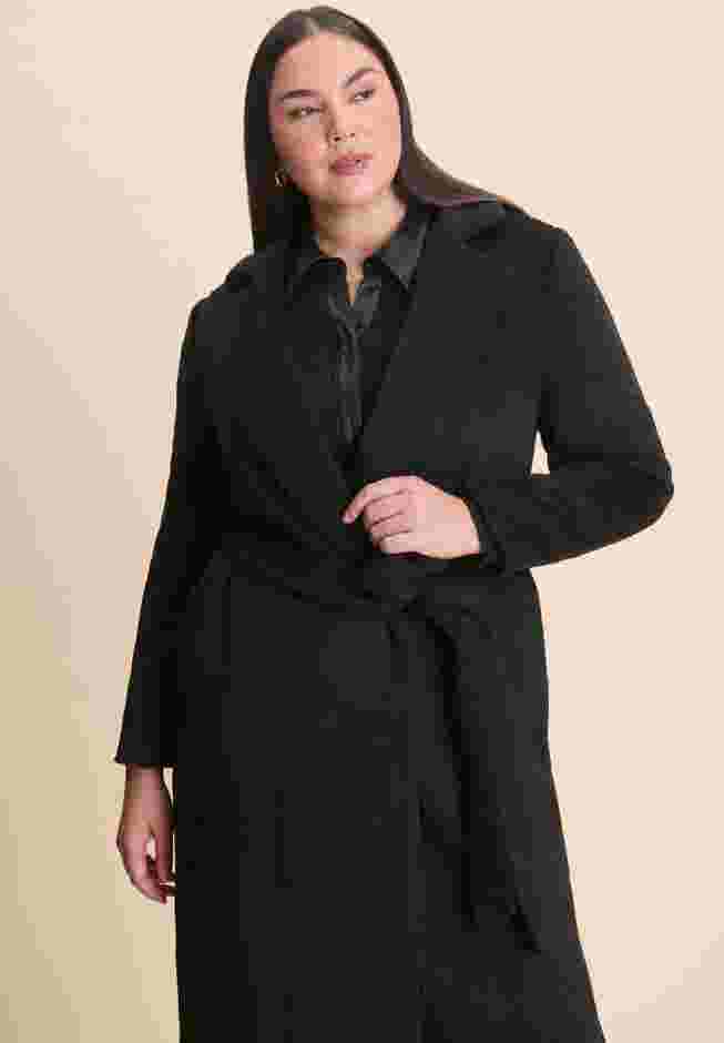 Belted Flyaway Coat image number 1
