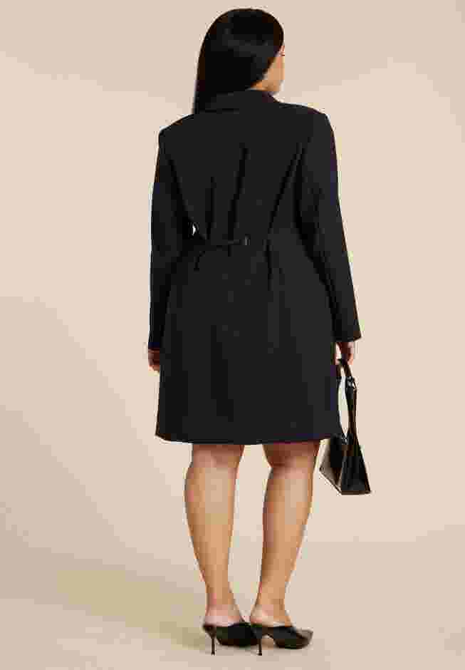 Long Sleeve Collared Mini Dress image number 3
