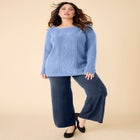 Cashmiracle&trade; Cable Sweater image number null