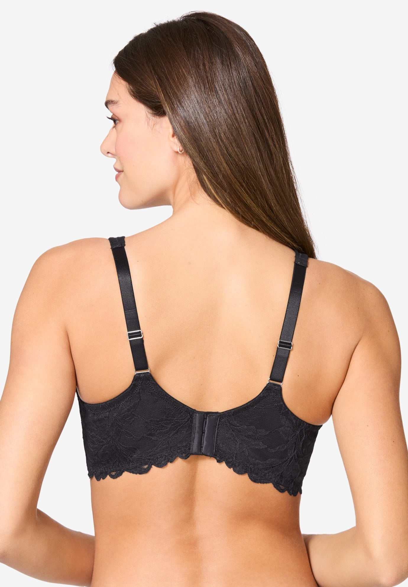 Leading Lady&reg; The Zoey Lace Band Molded Wire Free T-Shirt Bra image number 1