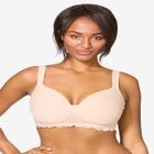 Leading Lady® The Zoey Lace Band Molded Wire Free T-Shirt Bra image number null