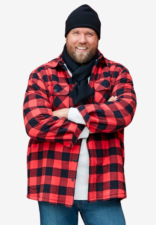 Fleece Sherpa Shirt Jacket image number 1