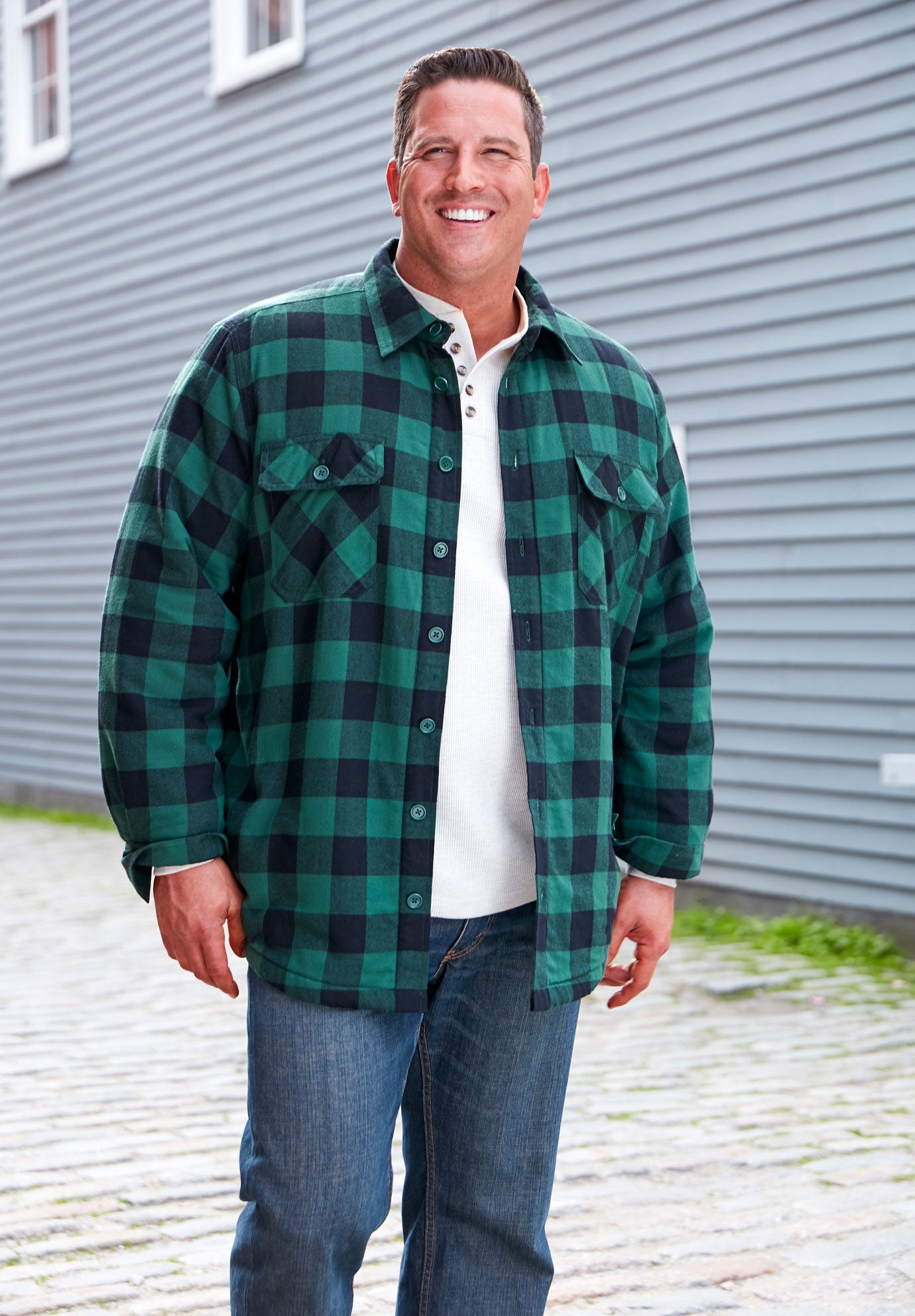 Fleece Sherpa Shirt Jacket image number 2