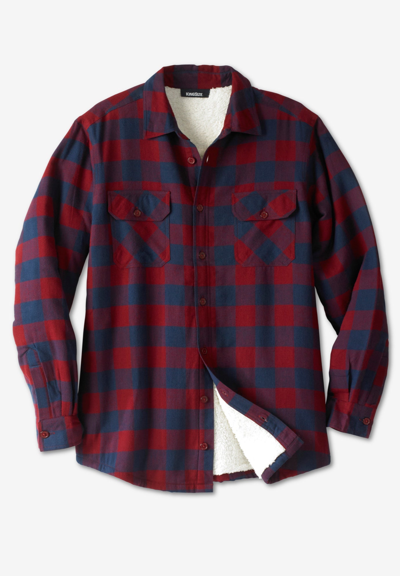 Fleece Sherpa Shirt Jacket image number 0