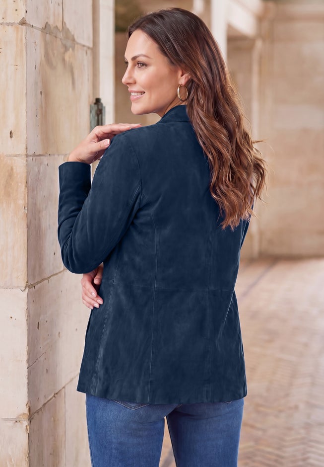 Suede Blazer image number 1