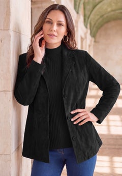 Suede Blazer
