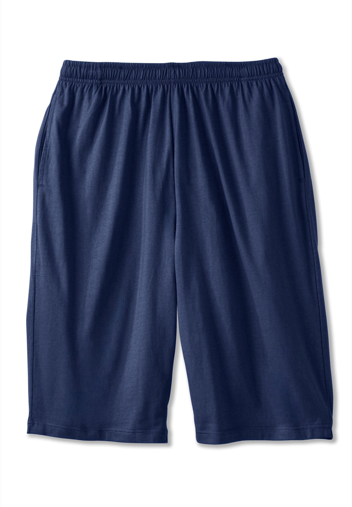 Lightweight Longer Length Jersey Shorts image number 2