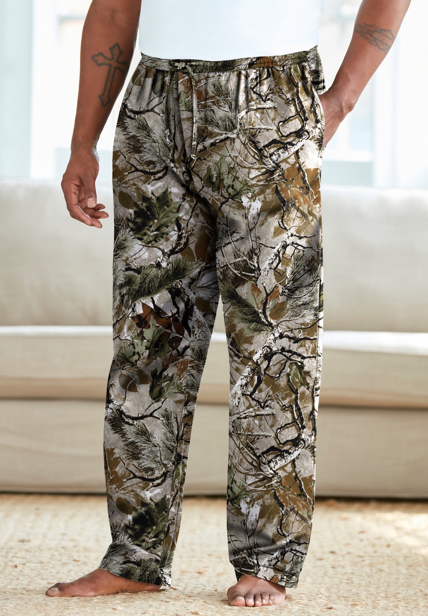 Flannel Novelty Pajama Pants image number 1