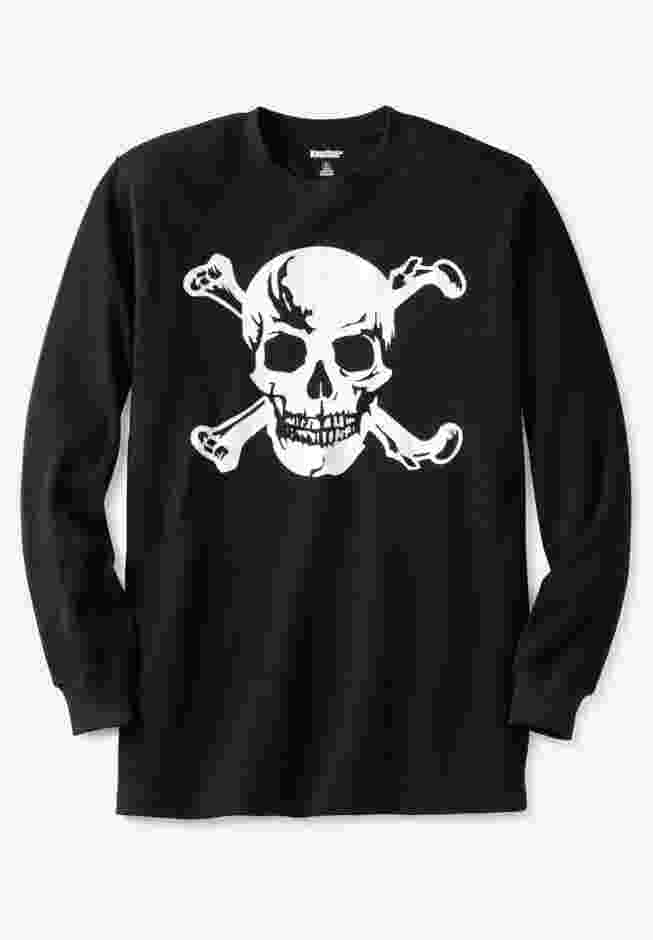 Waffle-knit Thermal Crewneck Tee image number 0