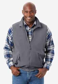 Explorer Plush Fleece Zip Vest