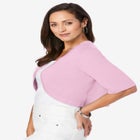 Curved Hem Shrug image number null